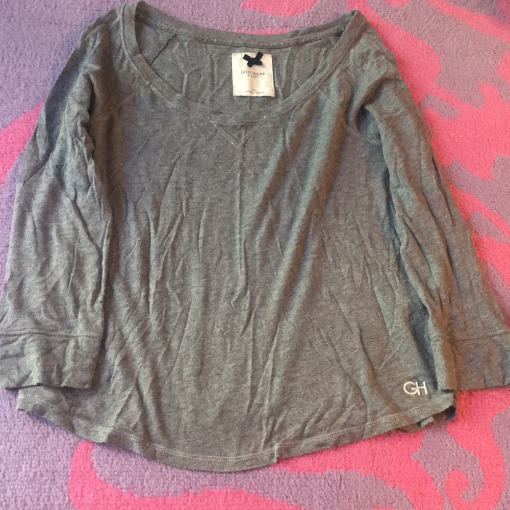 Gilly Hicks Gray Top